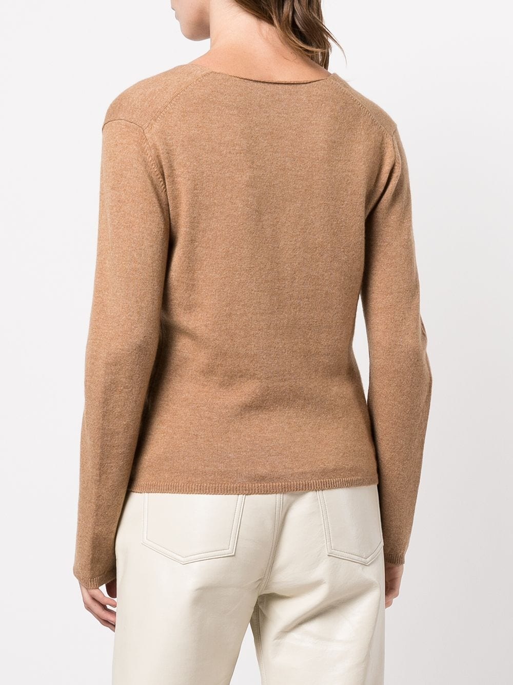 buttoned-up V-neck cardigan - 4