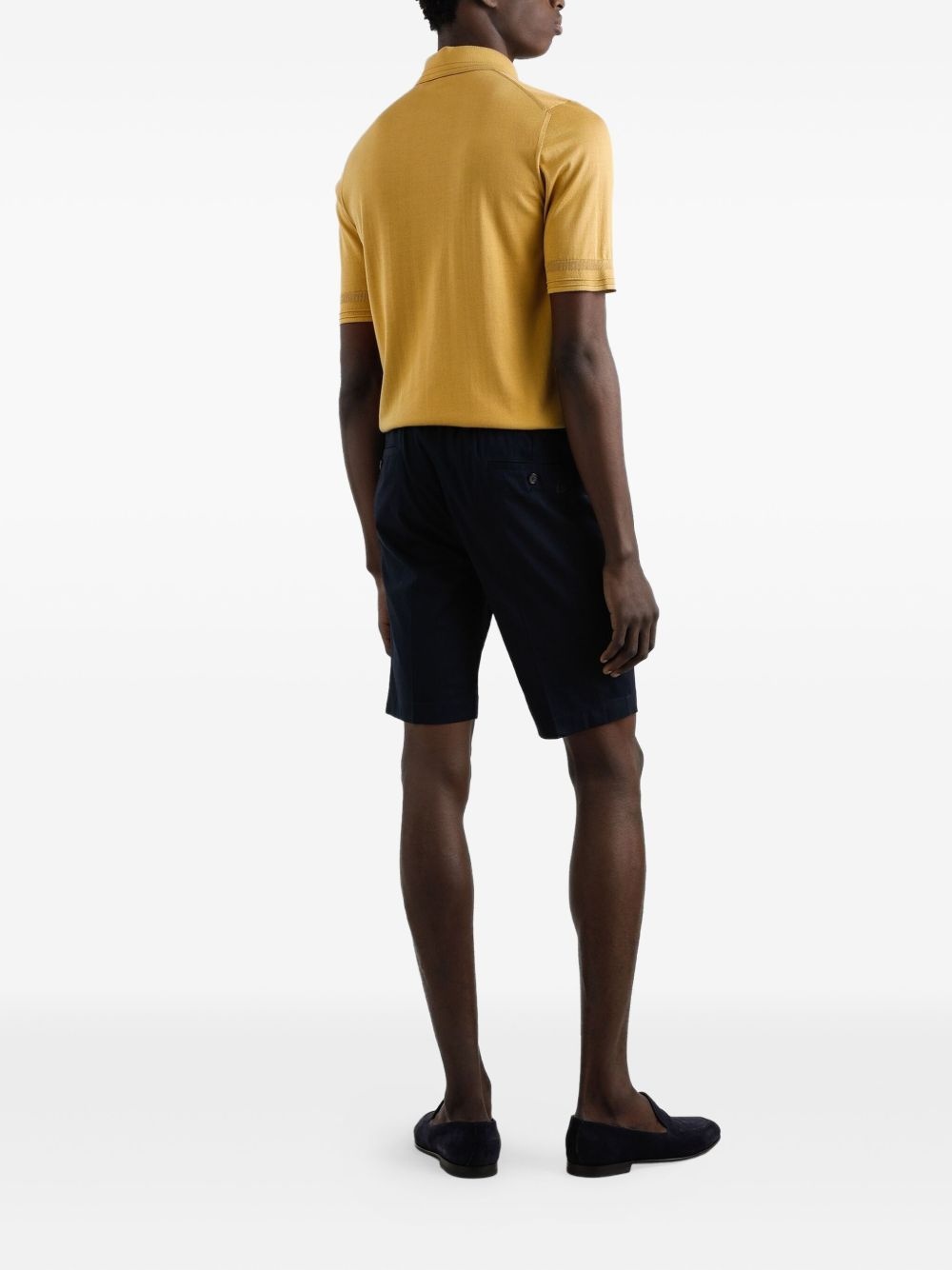 stretch-cotton bermuda shorts - 3