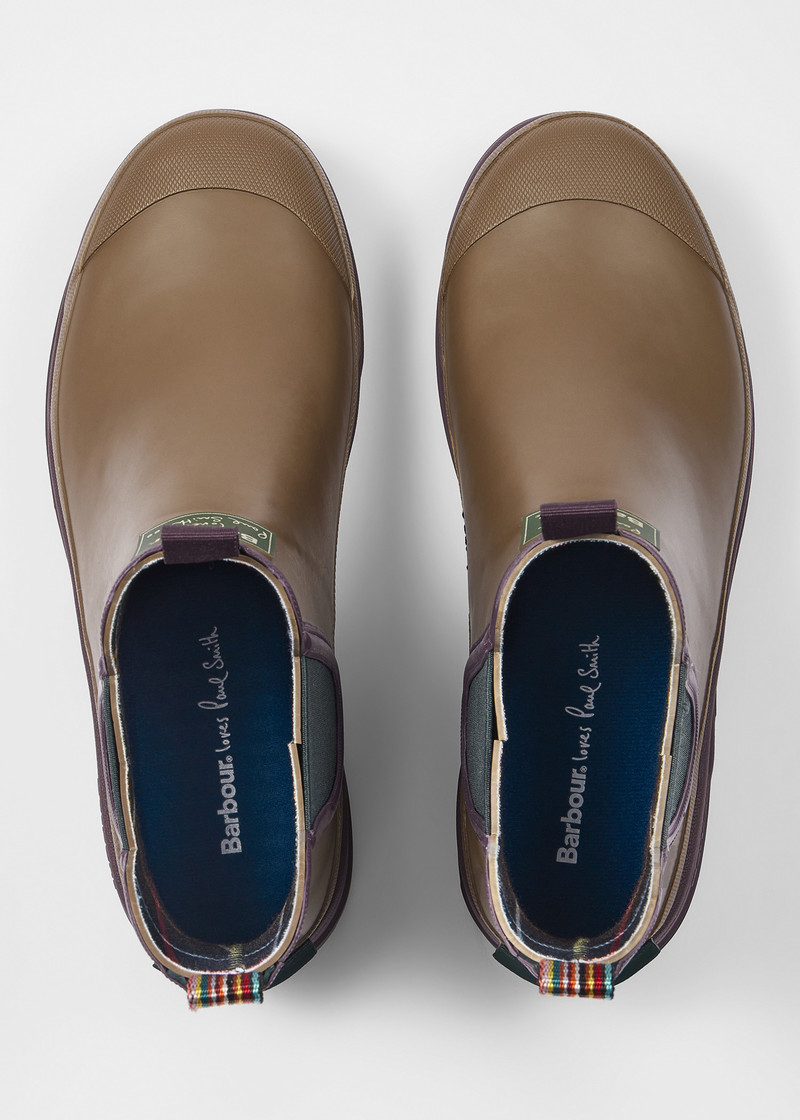 Paul Smith loves Barbour - Tan Ankle Wellingtons 3