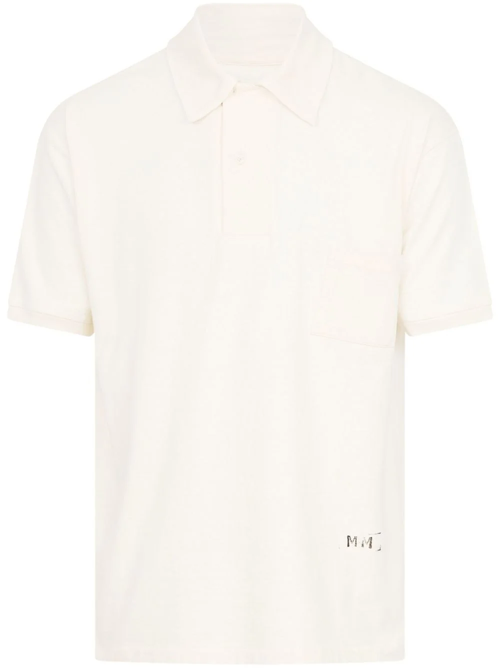 logo-print polo shirt - 1