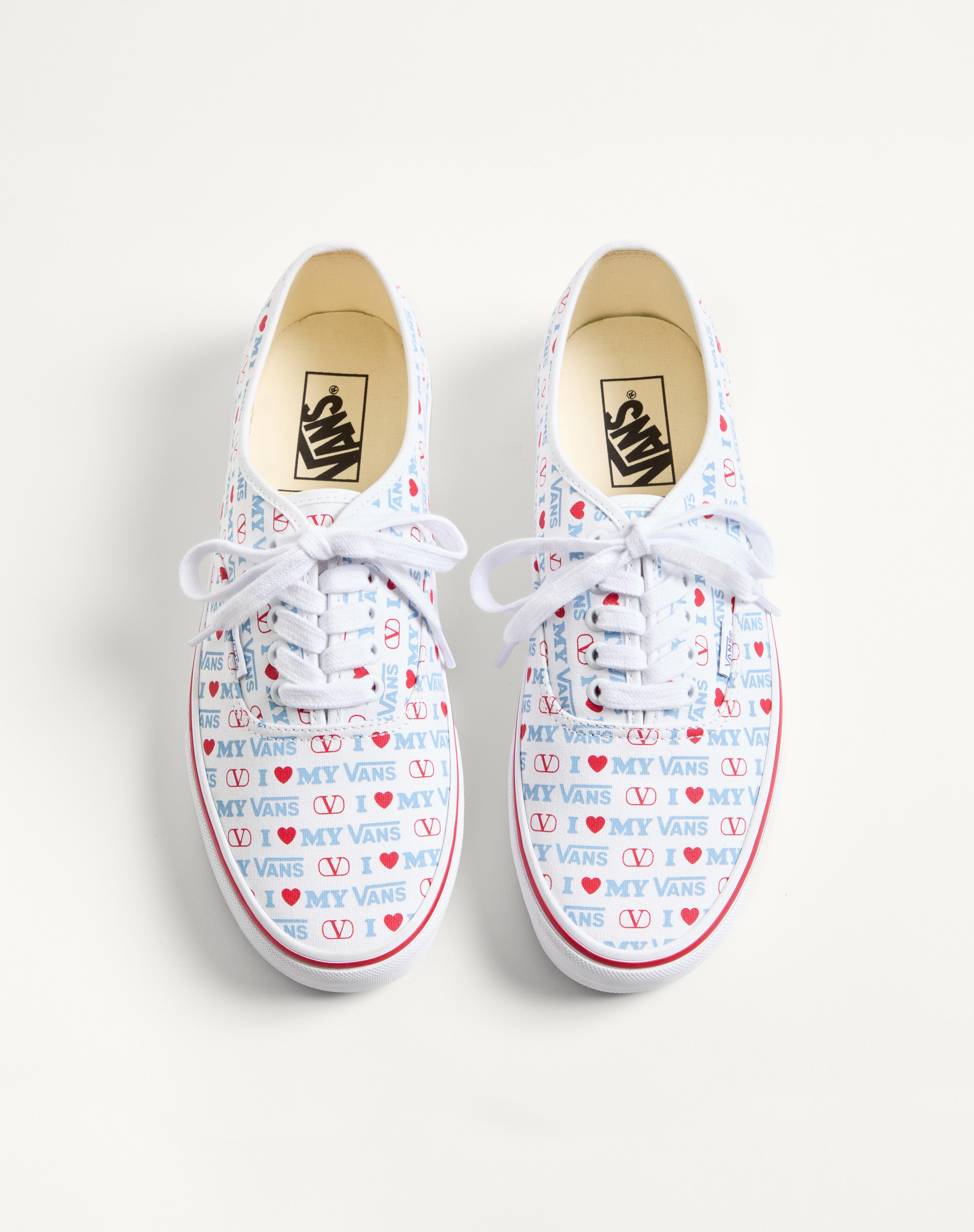 VALENTINO GARAVANI AND VANS LOW-TOP TRAINER IN VALENTINO VANS LOVE PRINT FABRIC - 3