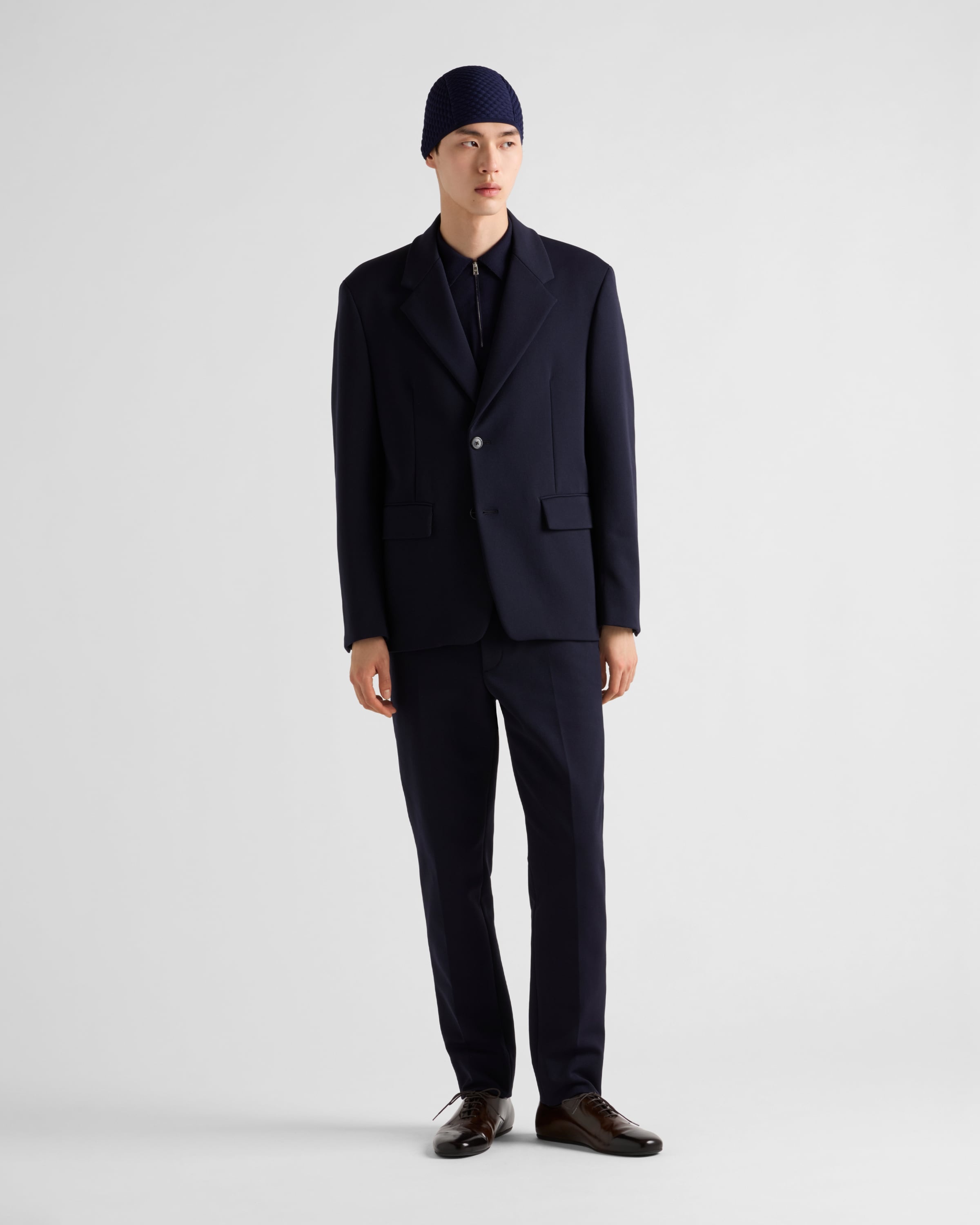 Single-breasted technical gabardine jacket - 2