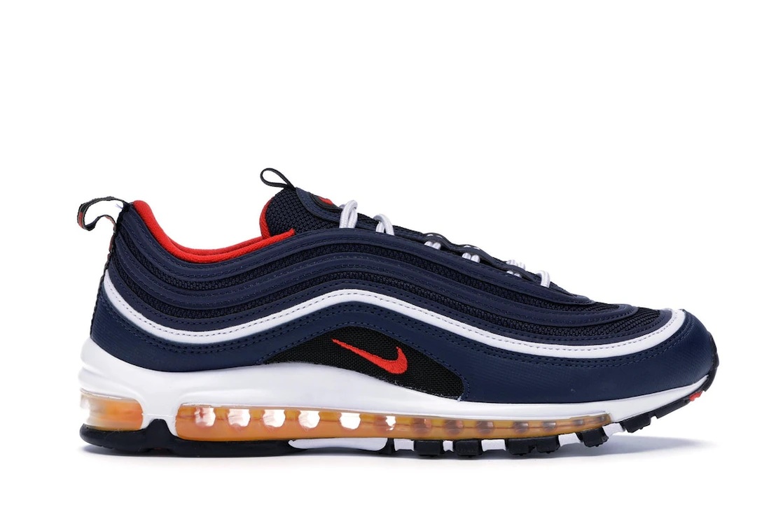 Nike Air Max 97 Midnight Navy Habanero Red - 1