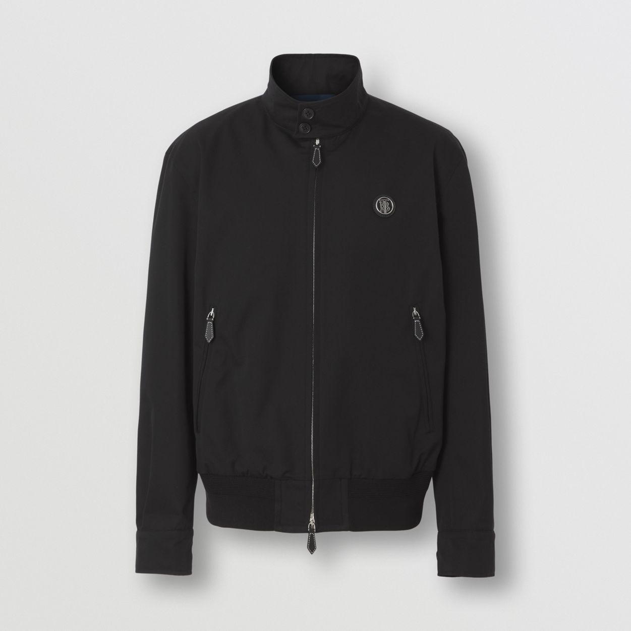 Monogram Motif Cotton Gabardine Harrington Jacket - 4