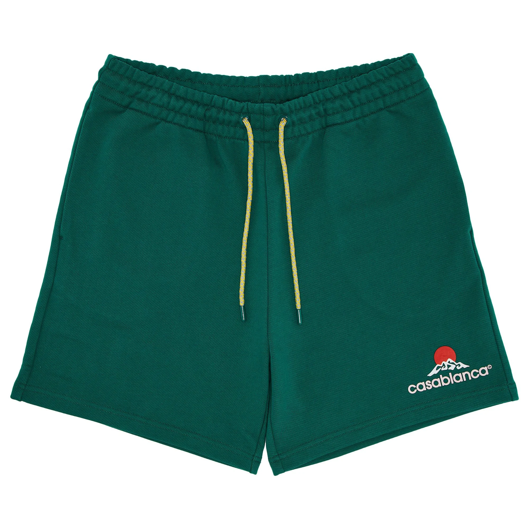 Casablanca Montagne Printed Sweatshorts 'Green' - 1