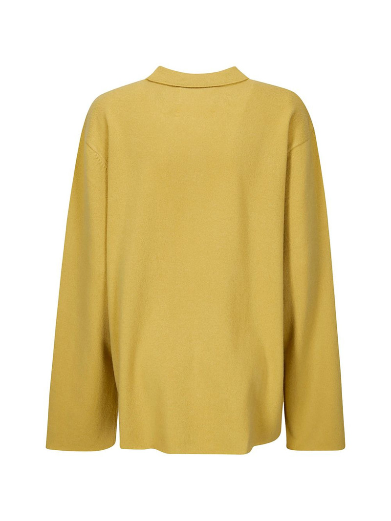 extreme cashmere N°199 Alligator knitted polo shirt outlook