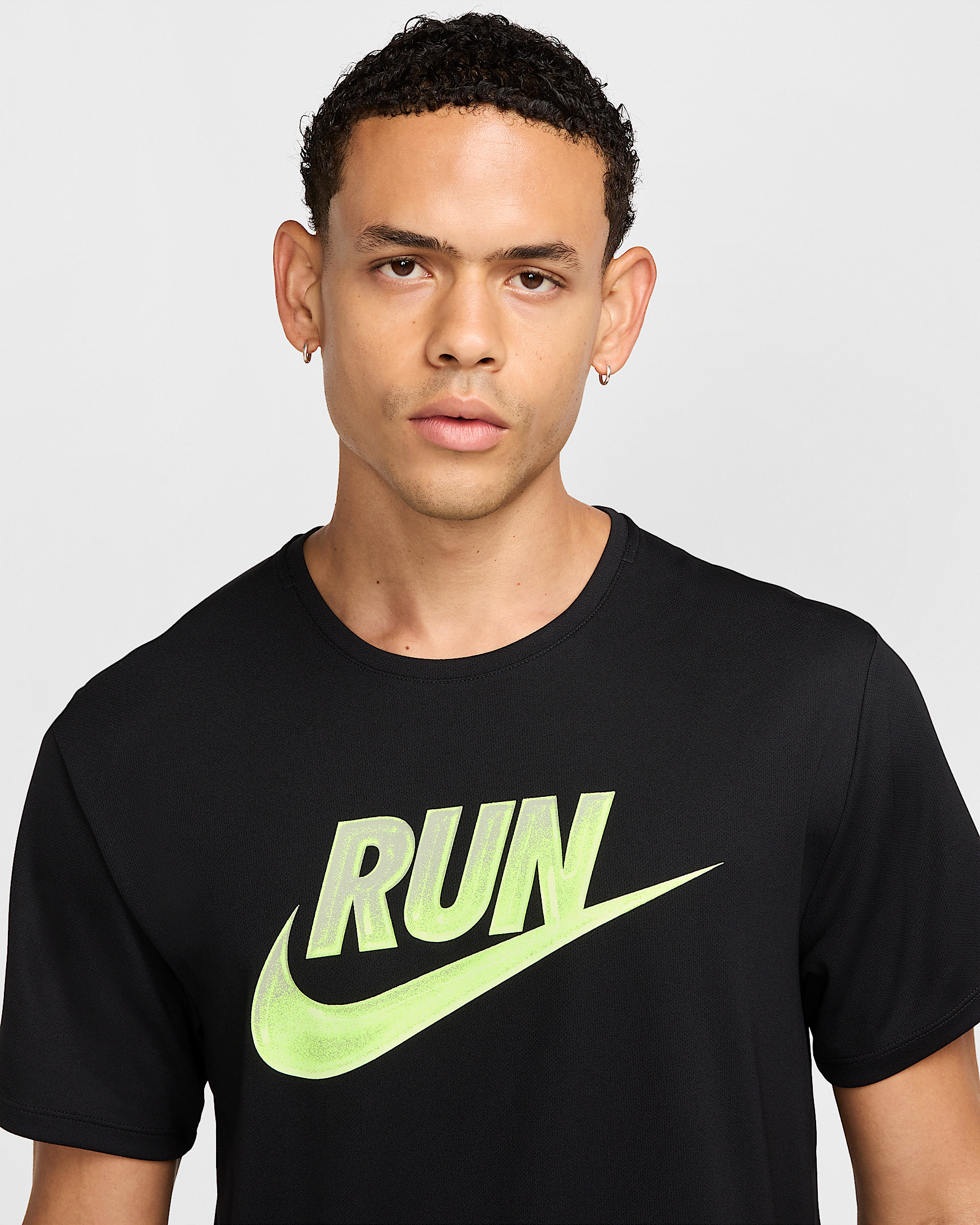 ★ Nike★ Miler Run Energy Dry Fit Short Sleeve Running Top Nike Mens Miler Run Energy Dri-FIT Running Short Sleeve T
