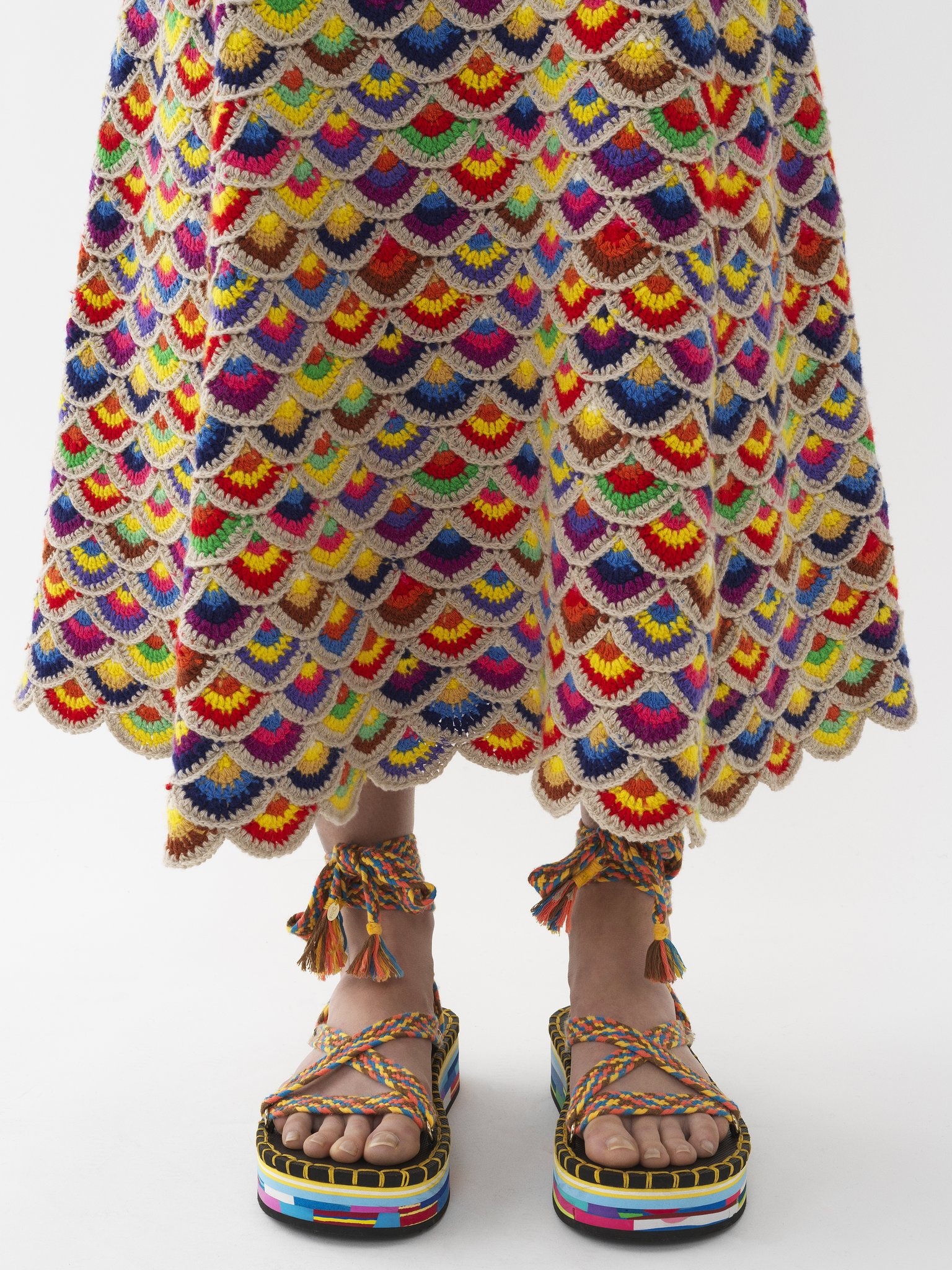 CROCHET MID-LENGTH SKIRT - 5