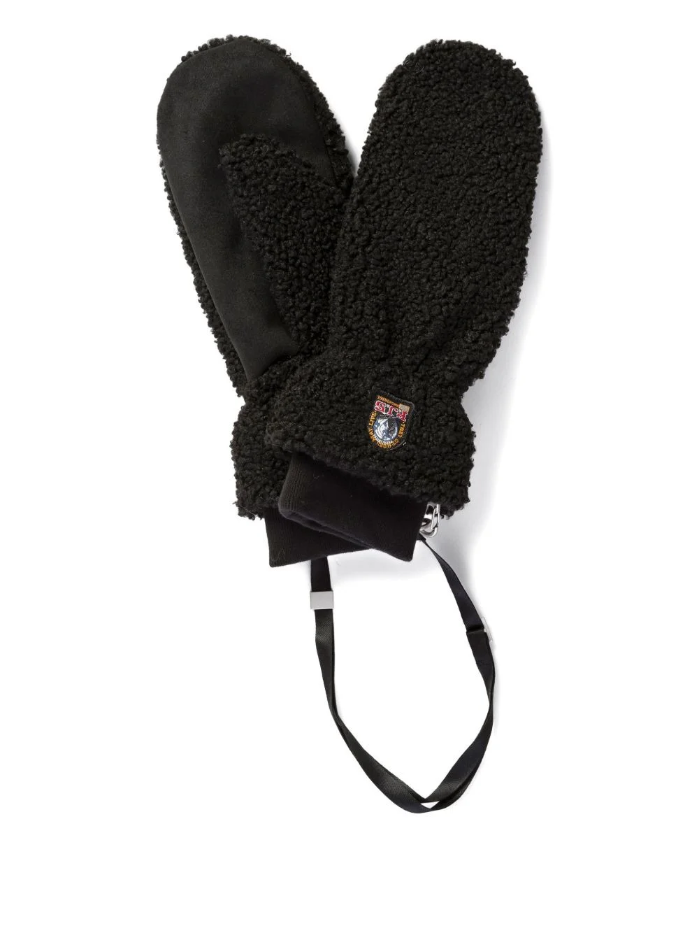 fleece-trim gloves - 1