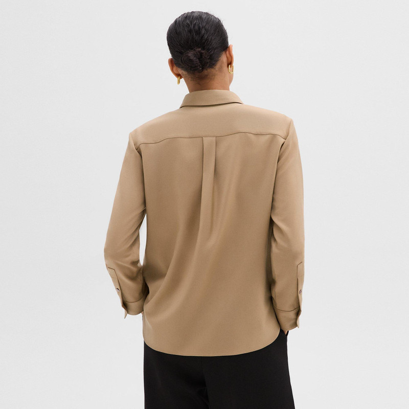 Straight Shirt in Sleek Flannel 4