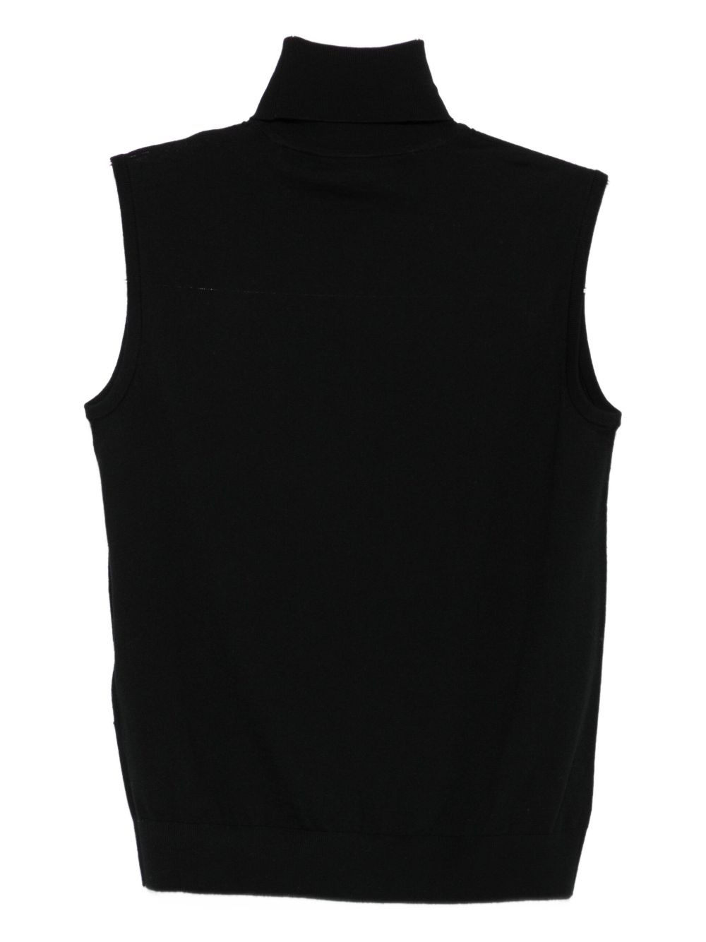 Wool Turtle-Neck Top - 2