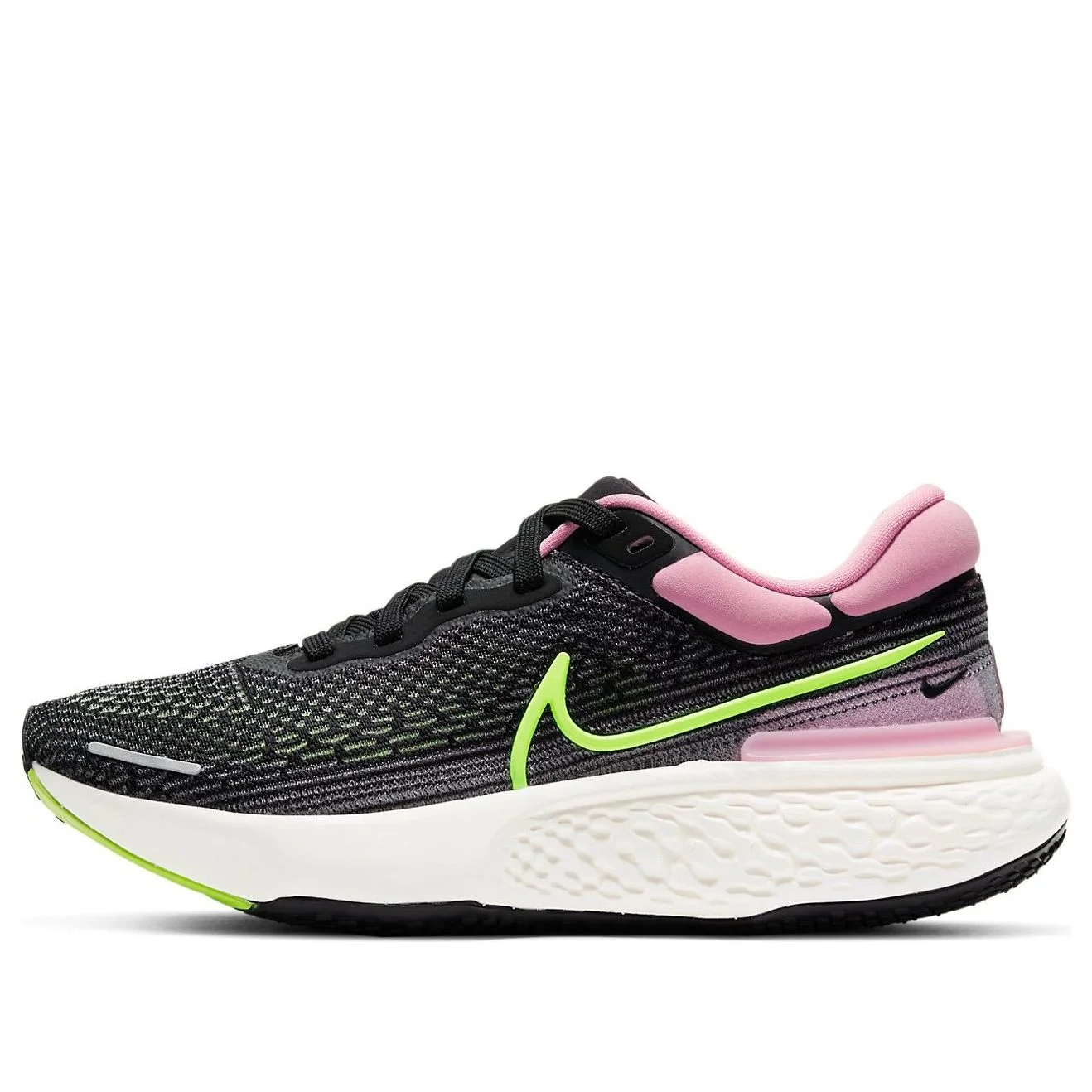 (WMNS) Nike ZoomX Invincible Run Flyknit 'Black Elemental Pink' CT2229-002 - 1