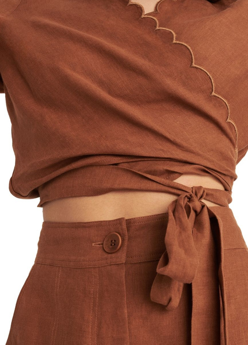 Joli linen crop top 4