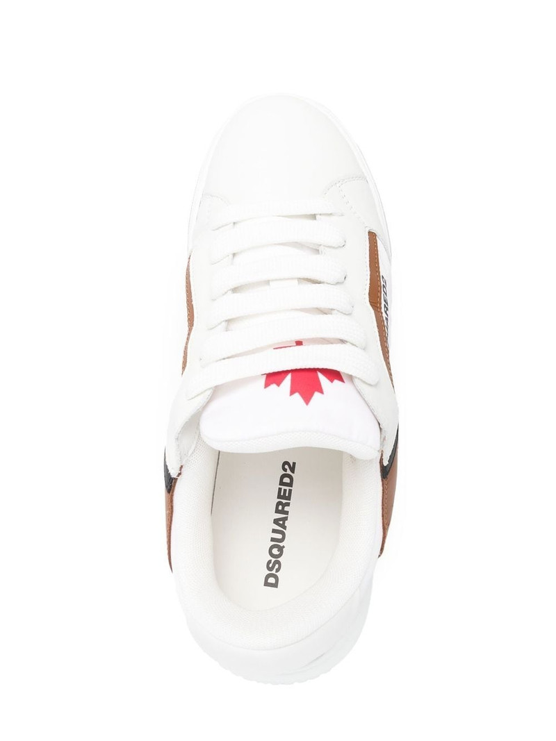 logo-print lace-up sneakers 4