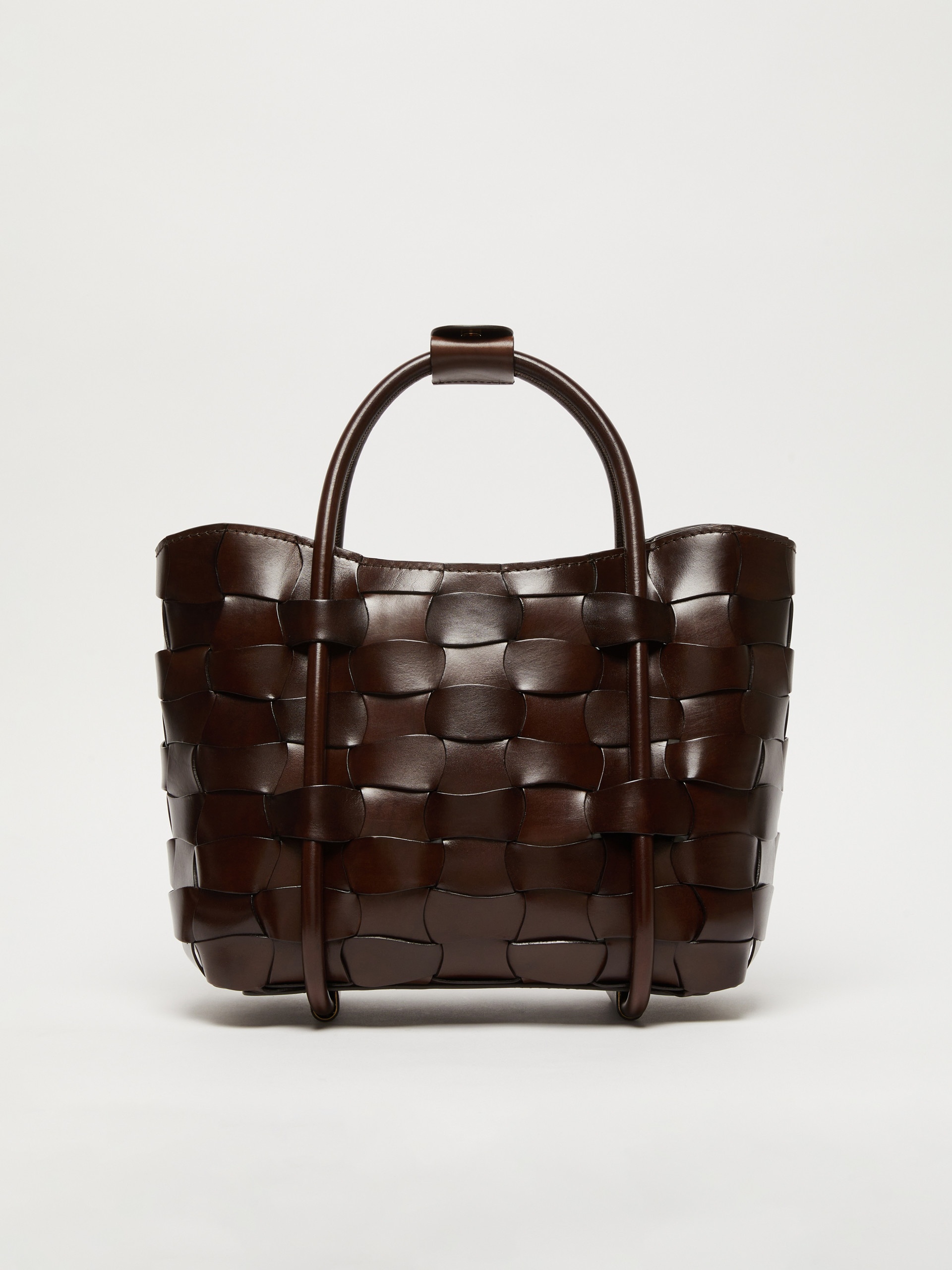 MARINEWEAVING Woven leather small Marine bag - 3