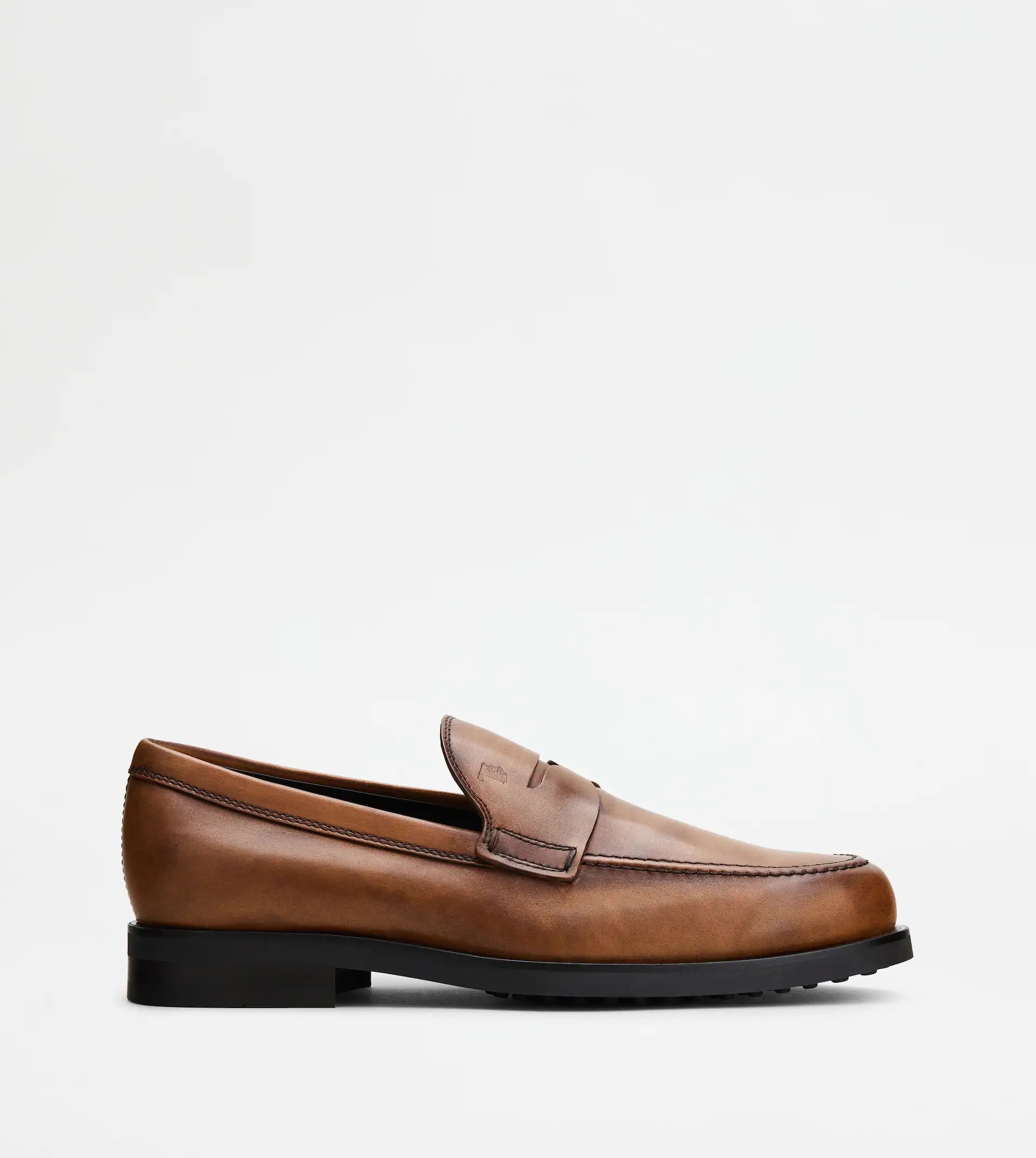 LEATHER LOAFERS - BROWN - 1