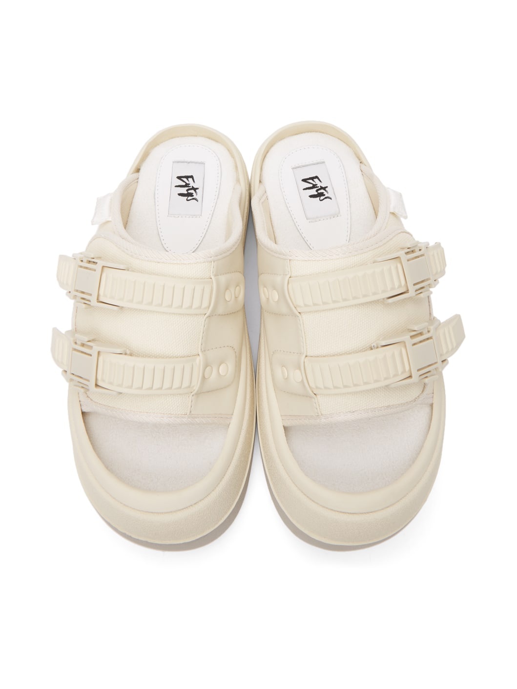 SSENSE Exclusive Off-White Capri Sandals - 5