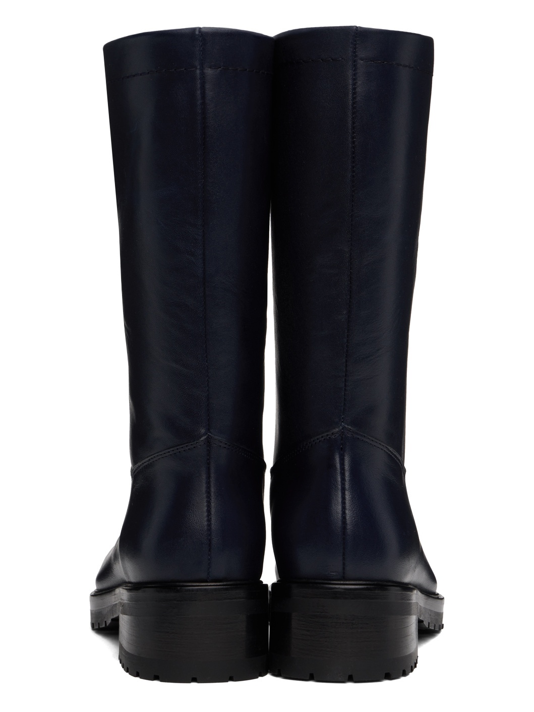 Navy Belmont Boots - 2