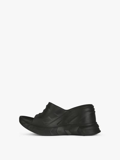 Givenchy MARSHMALLOW WEDGE SANDALS IN RUBBER outlook