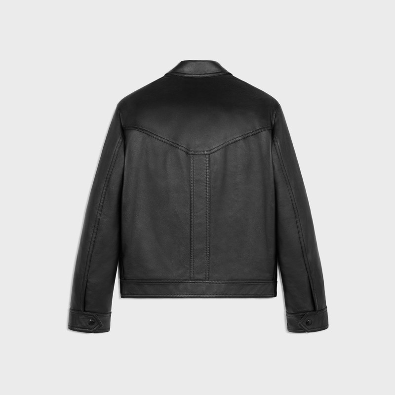 CELINE loose blouson jacket in soft lambskin outlook