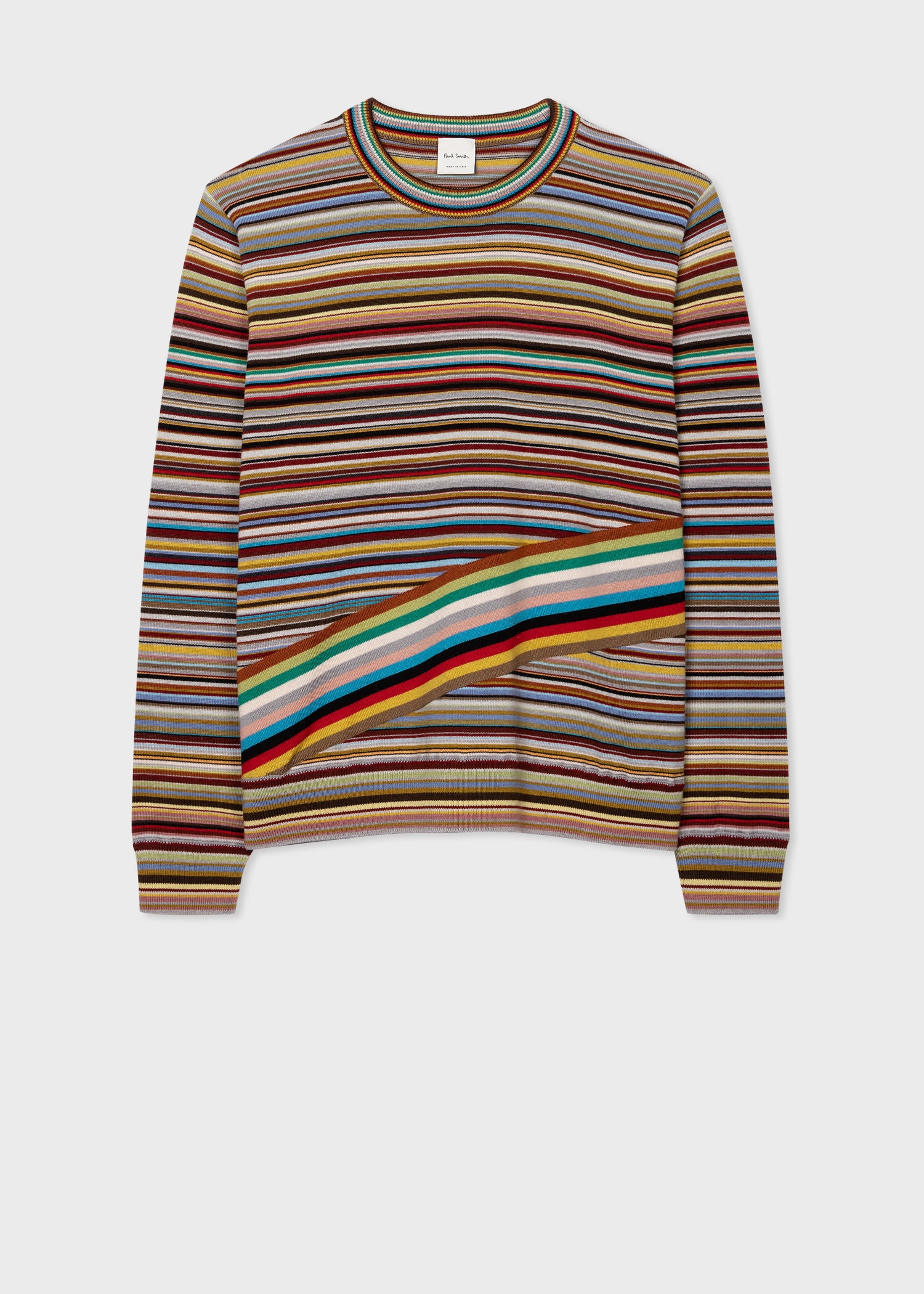 Diagonal 'Signature Stripe' Sweater - 1