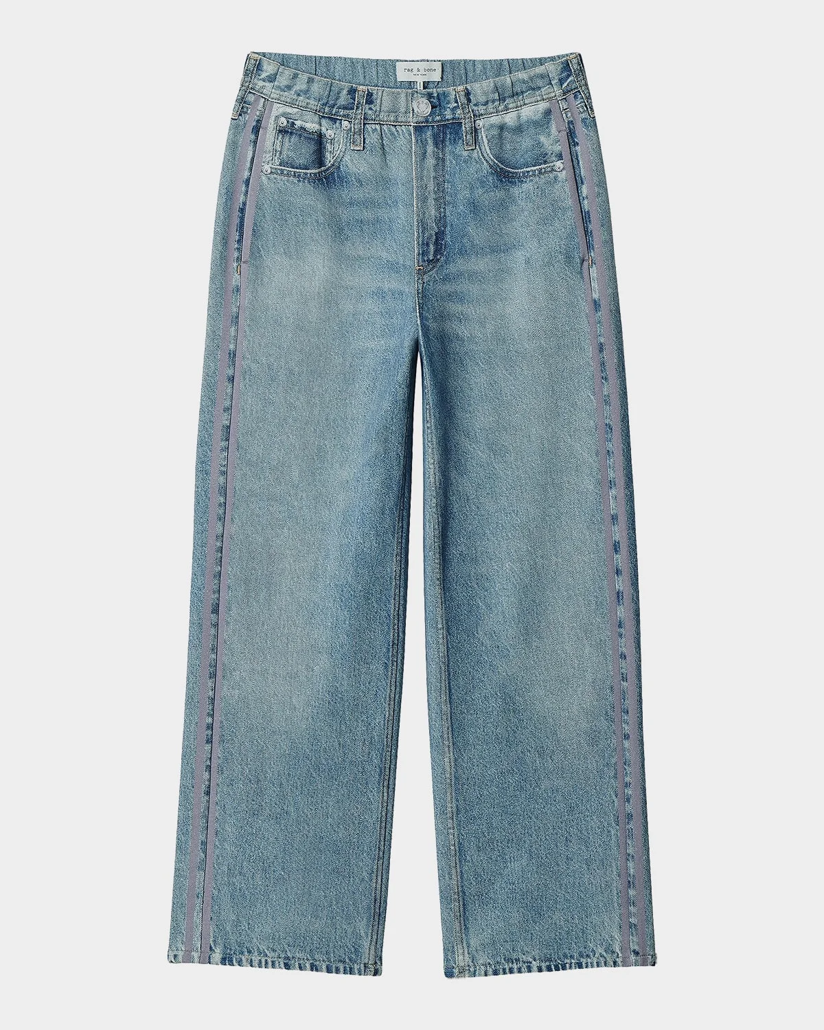 Miramar Wide-Leg Ankle-Length Track Pants - 1