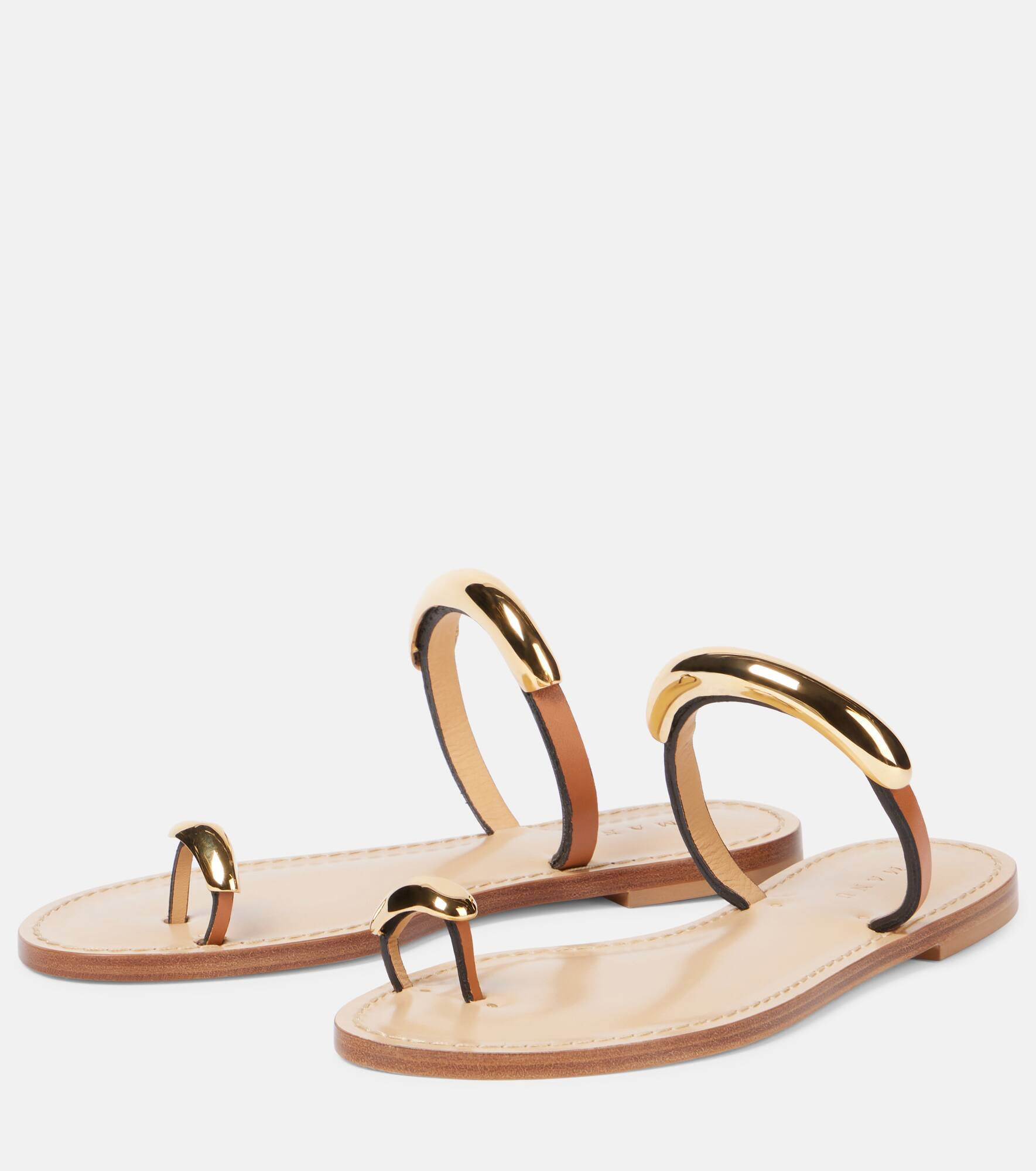 Samburu embellished leather sandals - 4