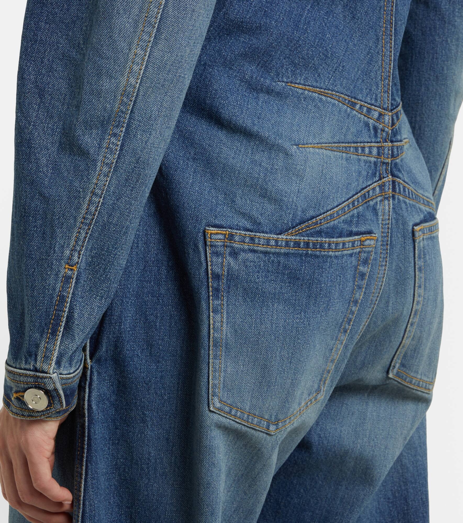 Round denim jumpsuit - 5