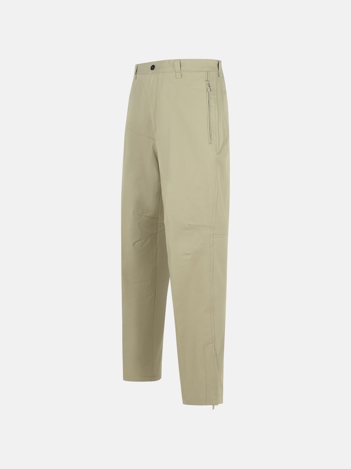 'BIKER' GREEN COTTON PANTS - 2