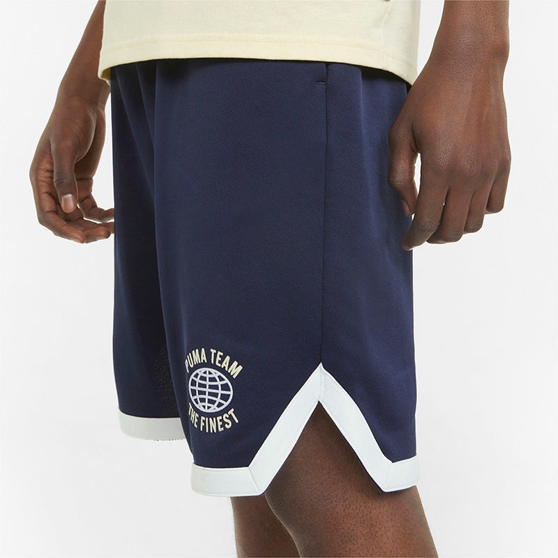 PUMA 8 Pt Logo Team Shorts 'Navy' 536923-06 - 5