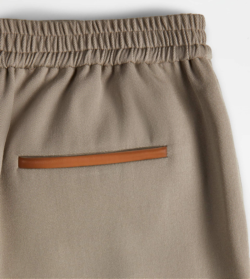Tod's PANTS IN WOOL - BEIGE outlook
