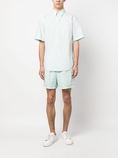 Aspesi elasticated linen shorts outlook