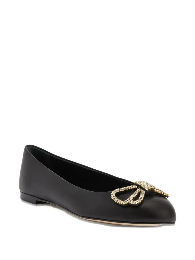 Giuseppe Zanotti Zari embellished flat outlook