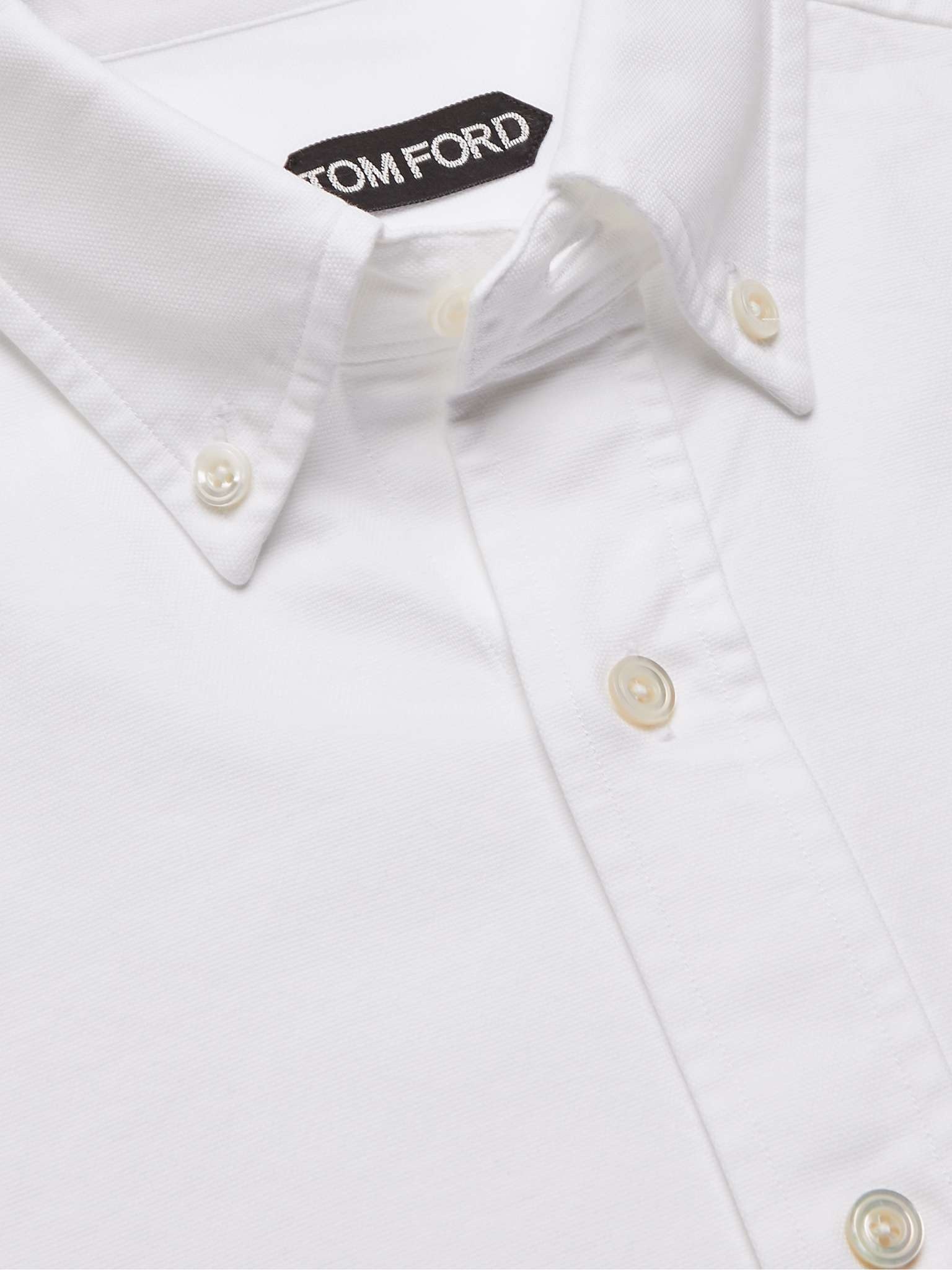 Slim-Fit Button-Down Collar Cotton-Poplin Shirt - 9
