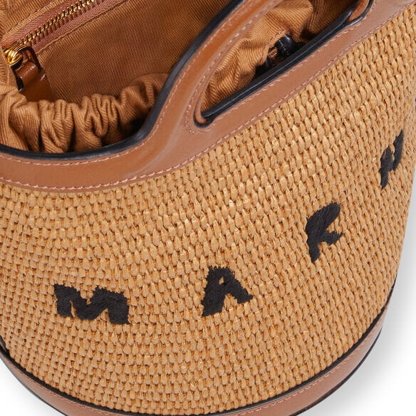 TROPICALIA SMALL BUCKET BAG - RAW SIENNA - 3