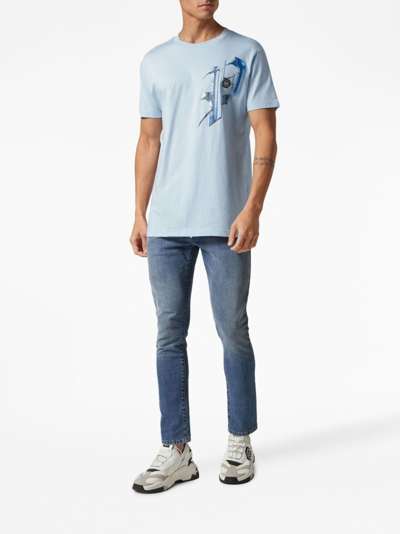 PHILIPP PLEIN logo-print cotton T-shirt outlook