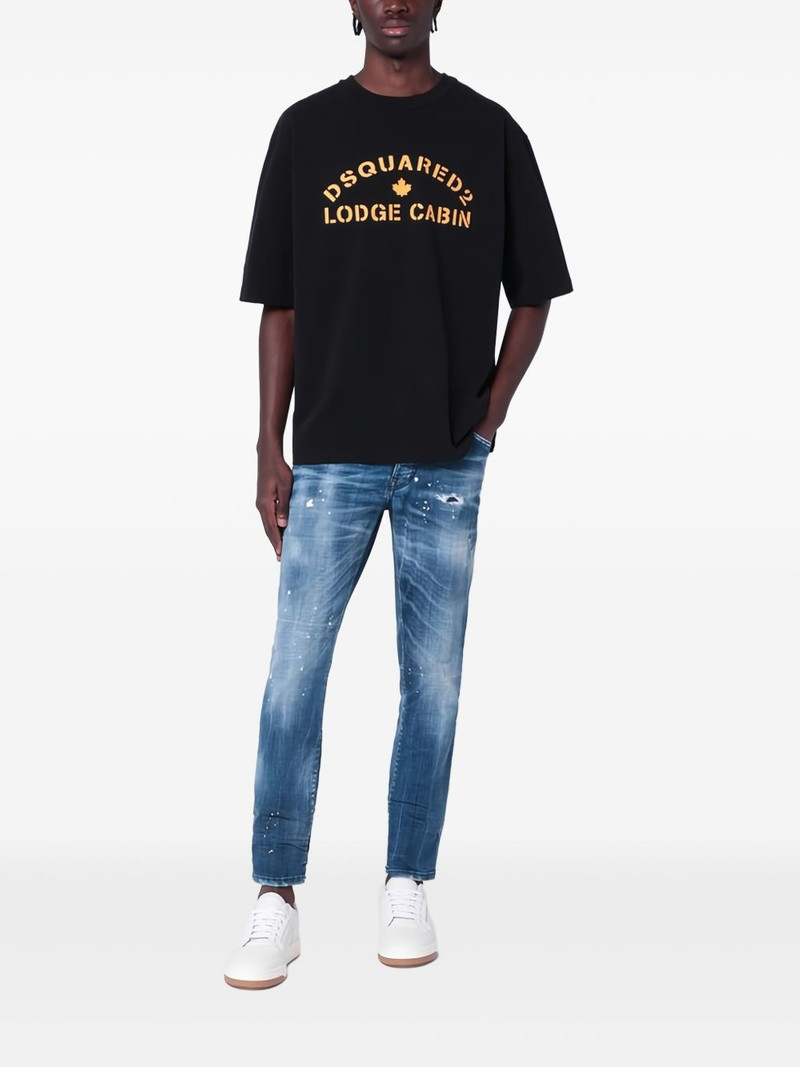 DSQUARED2 logo-print cotton t-shirt outlook