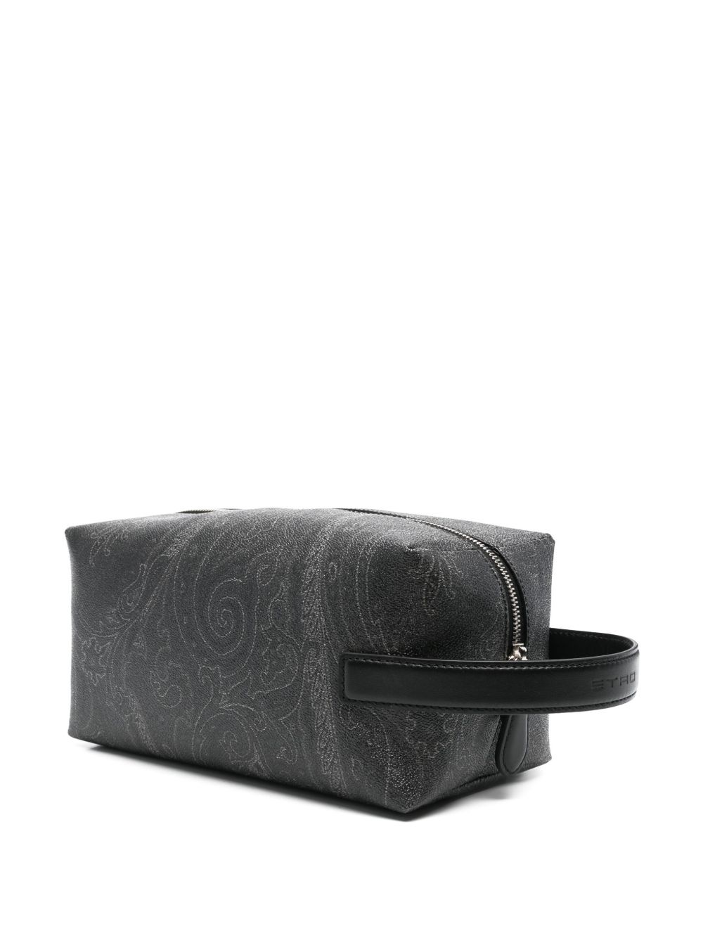 embroidered-logo wash bag - 2