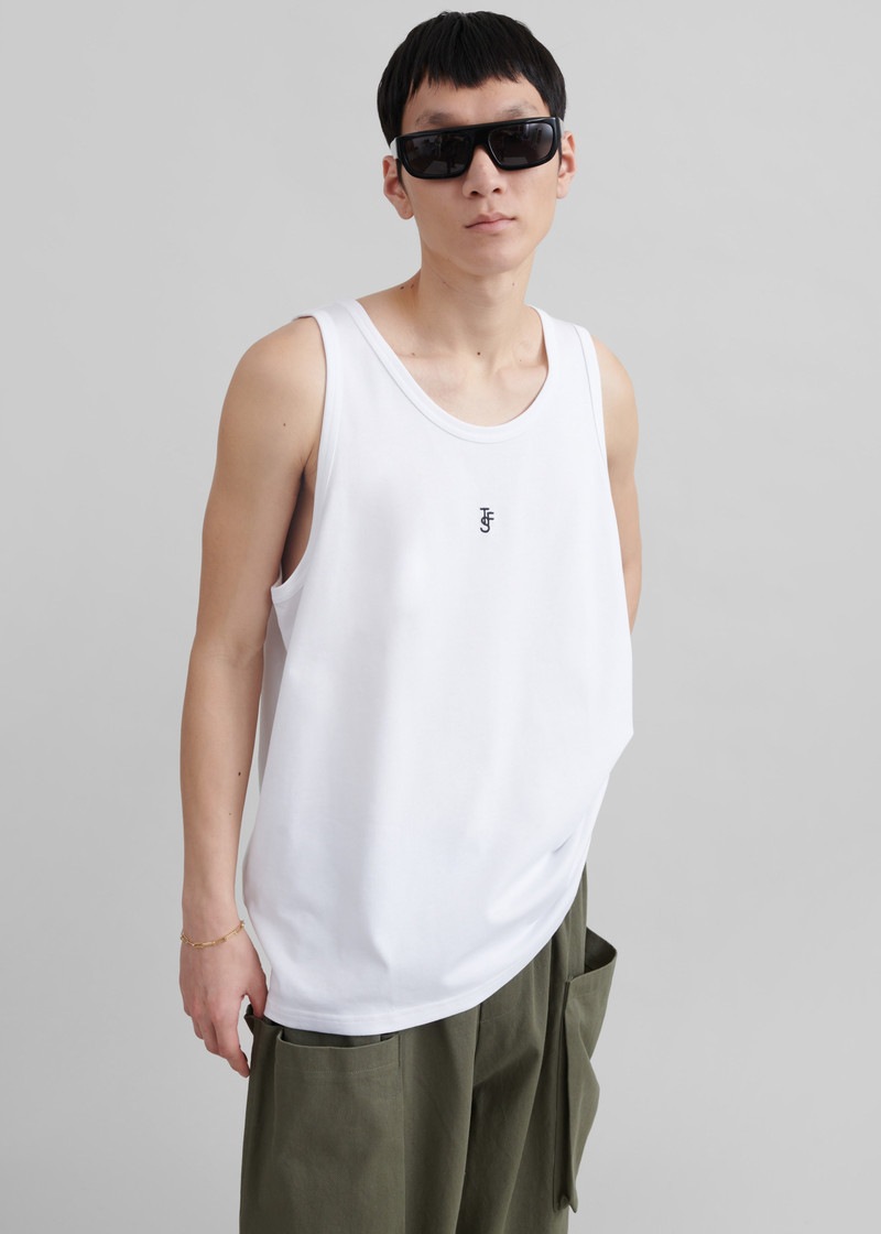 Rexy Embroidered Tank Top - White 11