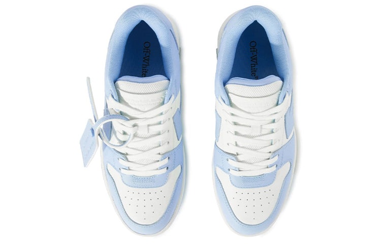 (WMNS) Off-White Out Of Office low-top Sneakers 'Blue White' OWIA259C99LEA0060140 - 3