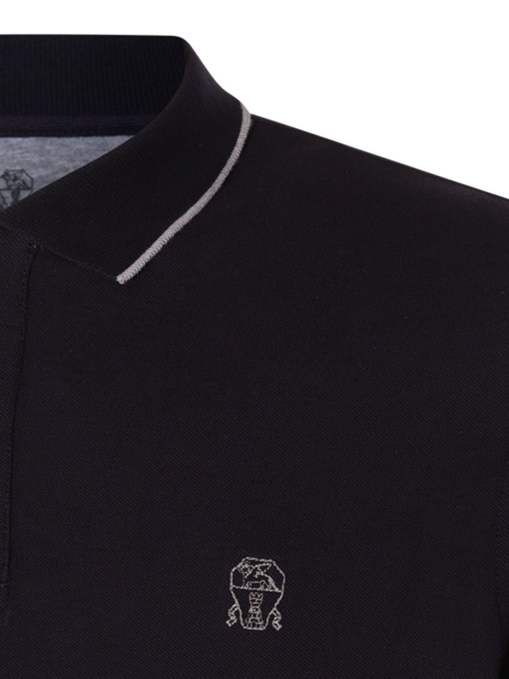 embroidered polo shirt - 3