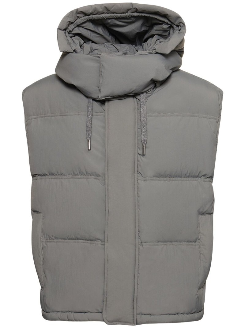 Technical water-repellent down vest - 1