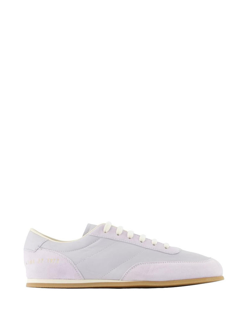 Minimal panelled sneakers 1