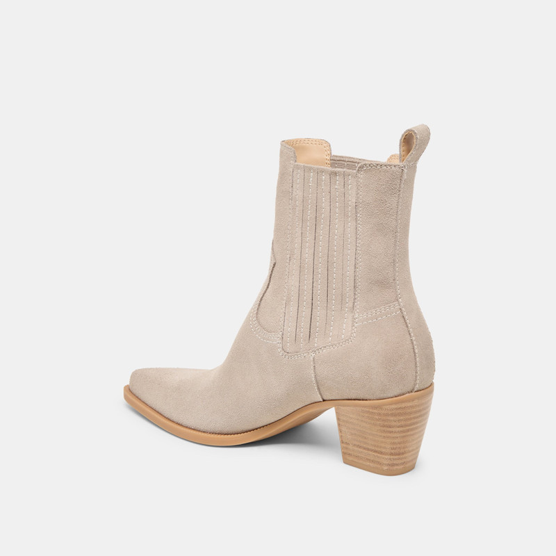 SLIM BOOTIES TAUPE SUEDE 5
