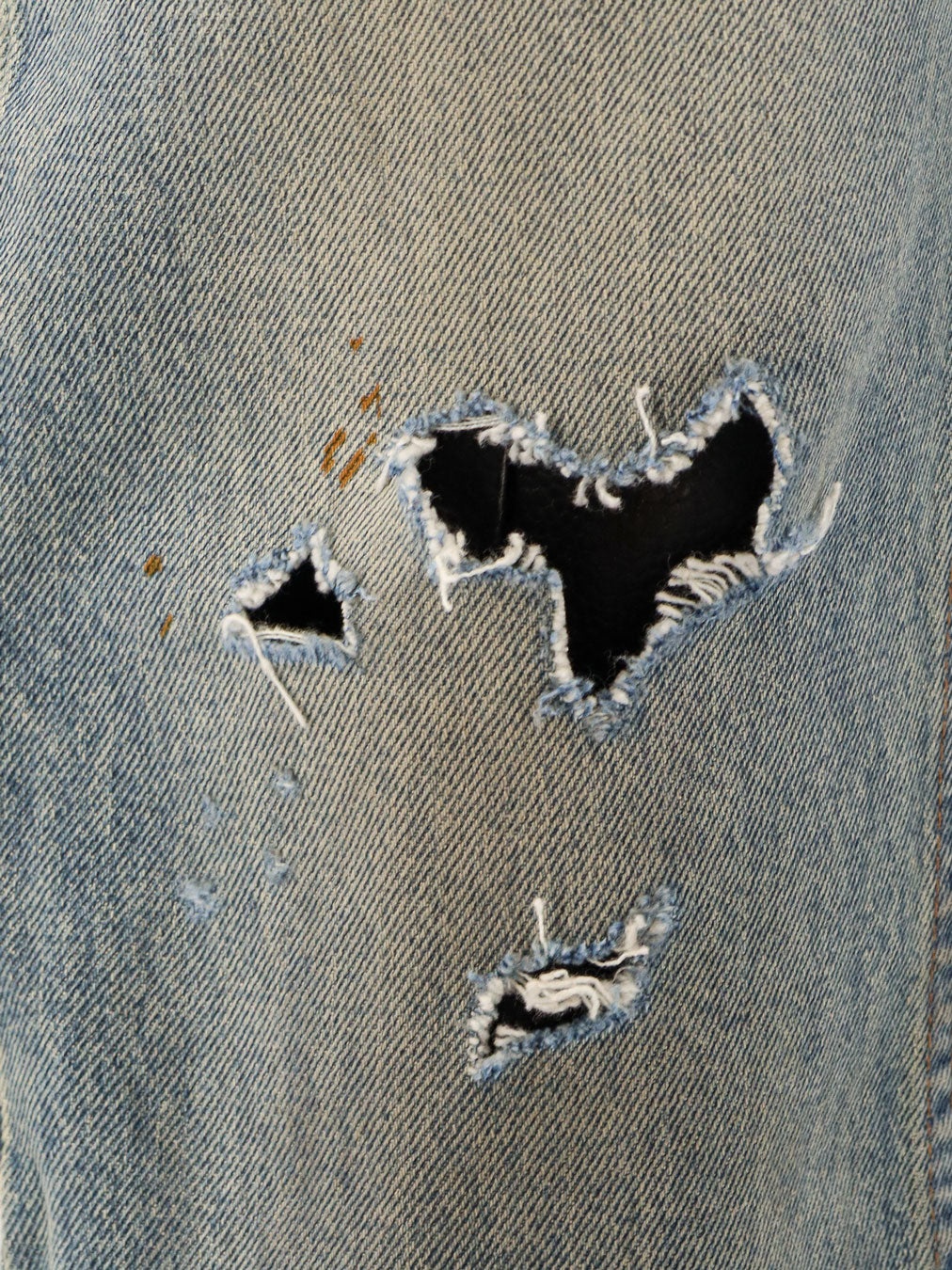 Enfants Riches Deprimes Straight Leg Jeans With Destroyed Effect - 3