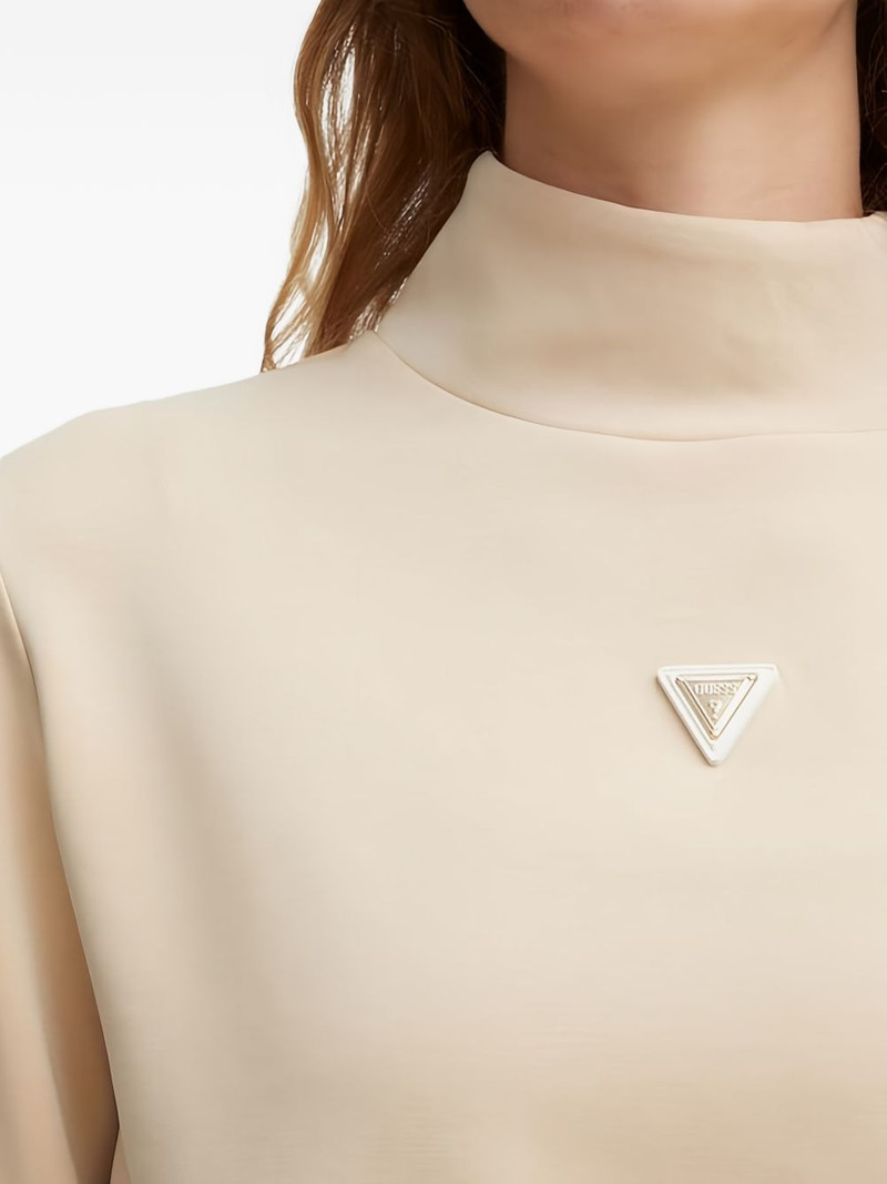 high-neck logo-plaque sweatshirt 5