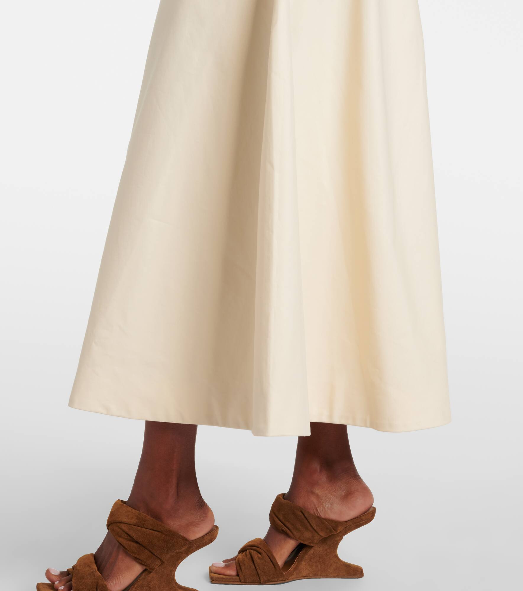 Celeste cotton midi skirt - 6
