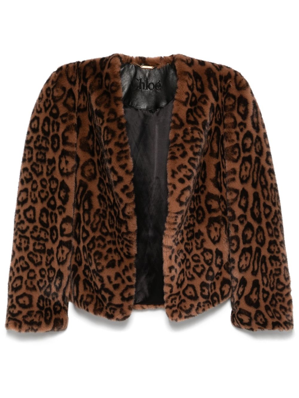 faux-fur jacket - 1