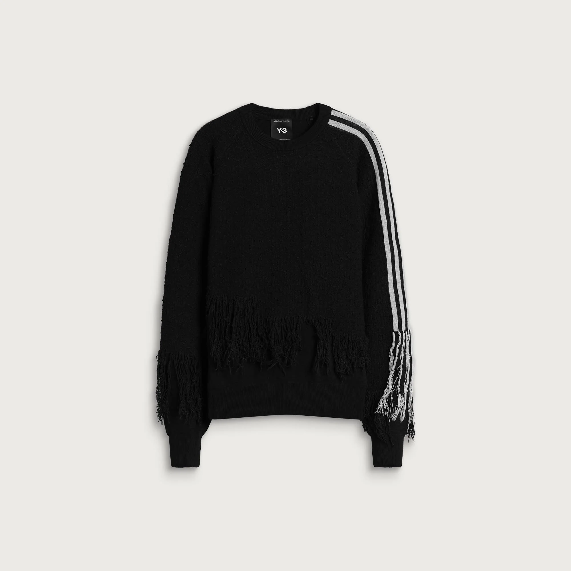 Y-3 Knit Fringe Sweatshirt - 1