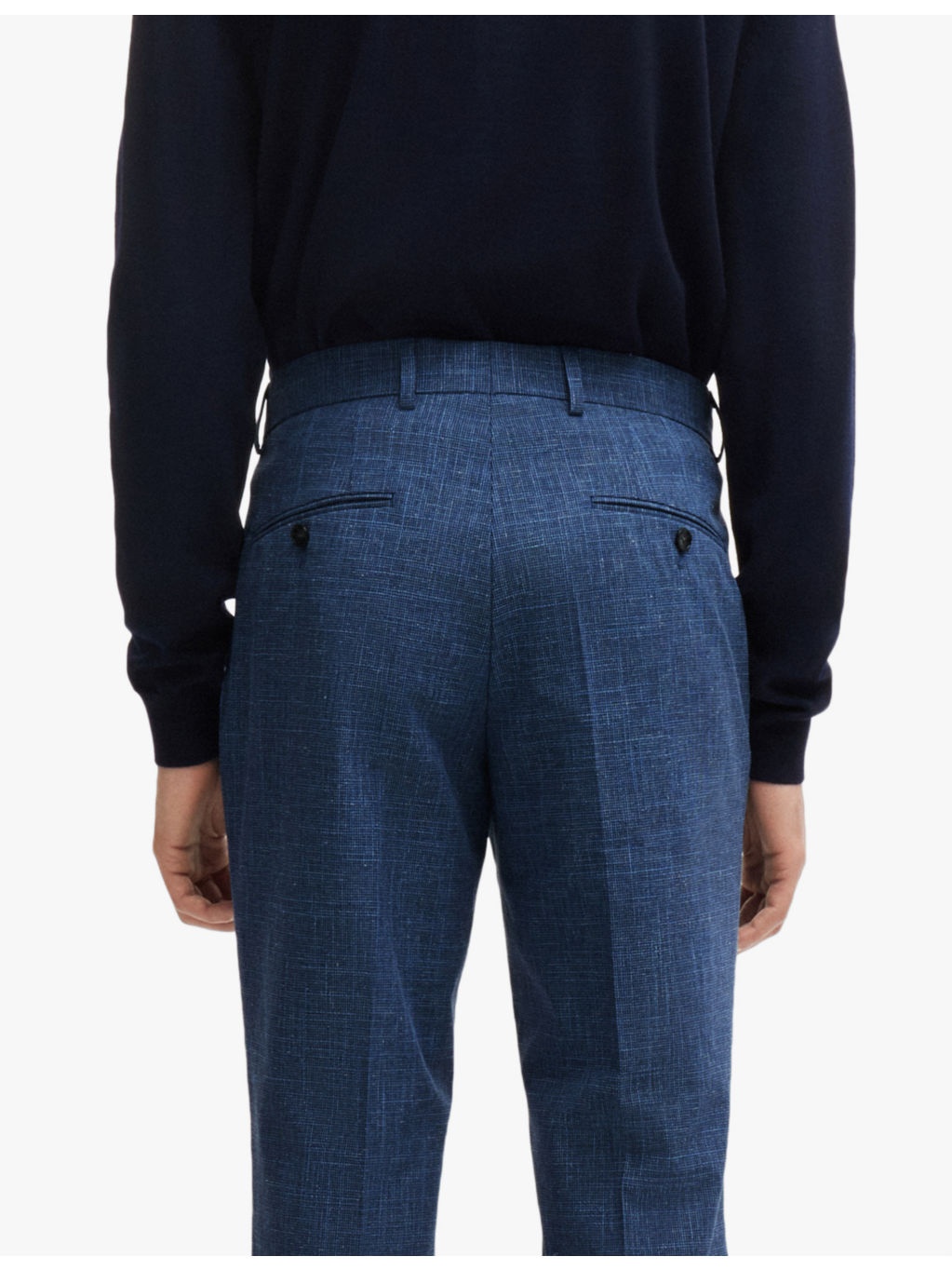 Regular-fit single-breasted stretch wool-blend suit - 6